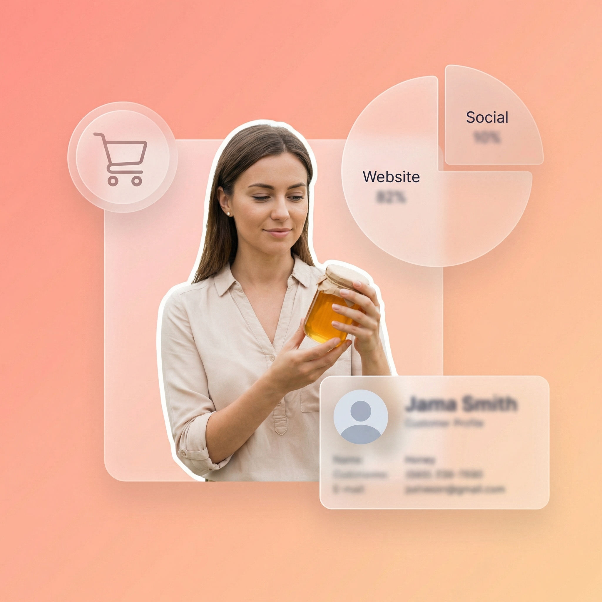 Shoppers watching a live selling stream embedded directly on an e-commerce website