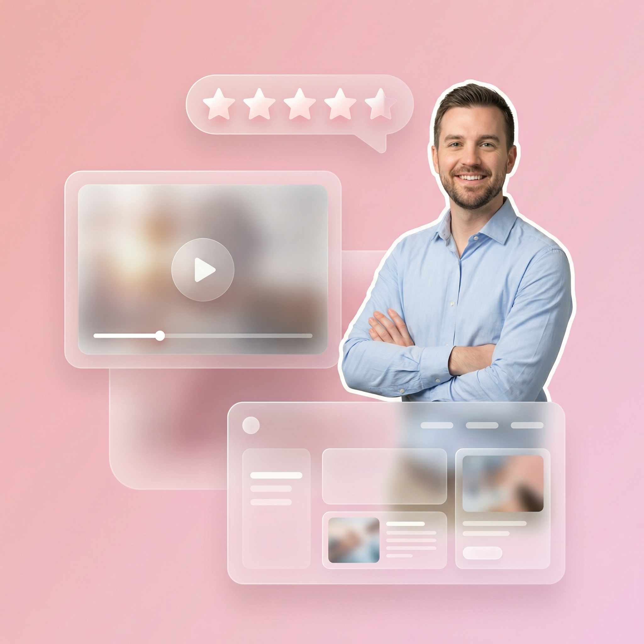 Professional live selling experience on a branded e-commerce store